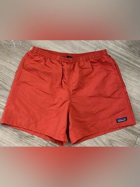 Patagonia Men's Baggies Pimento Red Athletic Shorts